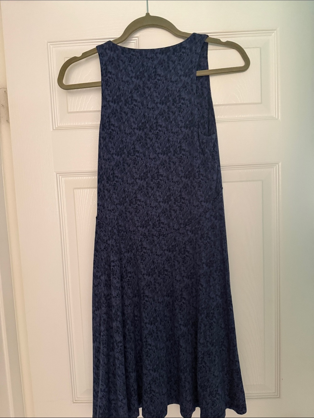 Athleta Dark Navy Textured Tank Midi Dress - Picture 3 of 4